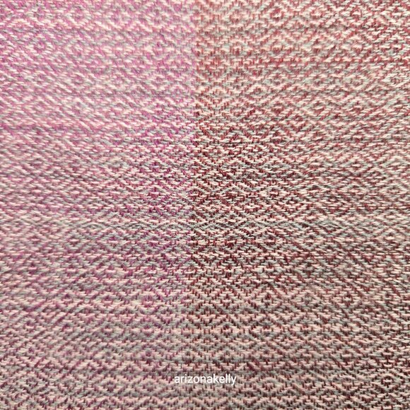 Eileen Fisher Wool & SIlk Lightweight Scarf Red, Burgundy, Purple - Picture 7 of 12